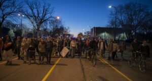 Justice for Jamar marching in the street